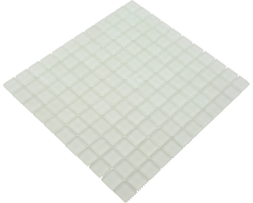 Quadratische Mosaikfliese aus Glas