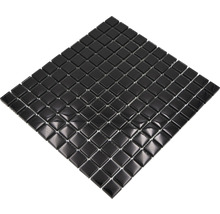 Mosaikfliese mit quadratischen, glänzenden Steinen