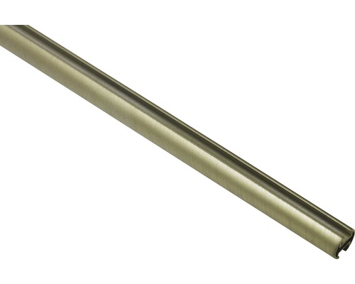 Gardinenstange mit Innenlauf II Kira champagner 200 cm Ø 19 mm Metallisches Profil