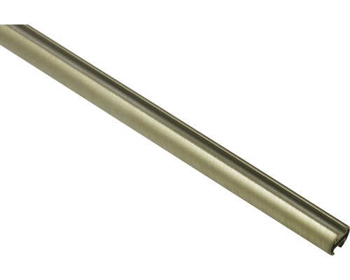 Gardinenstange mit Innenlauf II Kira champagner 240 cm Ø 19 mm Dekorprofil aus Metall