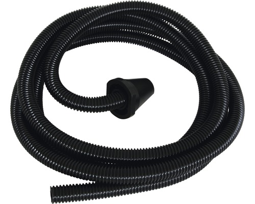 Knauf Absaugschlauch Abranet inkl. Multiadapter 4 m Schwarzer Wellschlauch mit Tülle