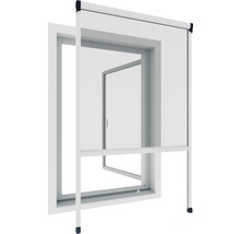Insektenschutz-Rollo-Fenster Rhino Screen ohne Bohren weiss 130x160 cm
