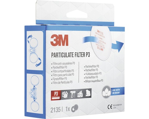 3M Partikelfilter P3 im Karton