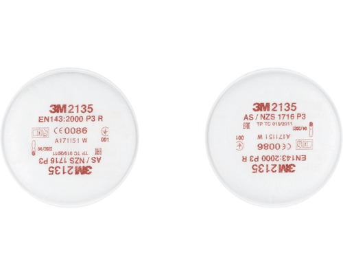 Zwei 3M 2135 Partikelfilter P3R