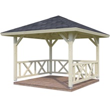 Holz Pavillon mit Dachschindeln