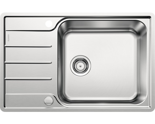 Spüle Blanco LEMIS XL 6 S-IF Compact 780 x 500 mm edelstahl bürstfinish 525110 Spüle aus Edelstahl mit Abtropffläche