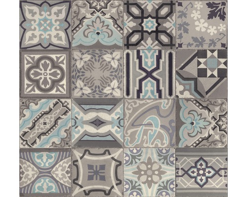 Fliesenmuster mit verschiedenen Vintage Designs