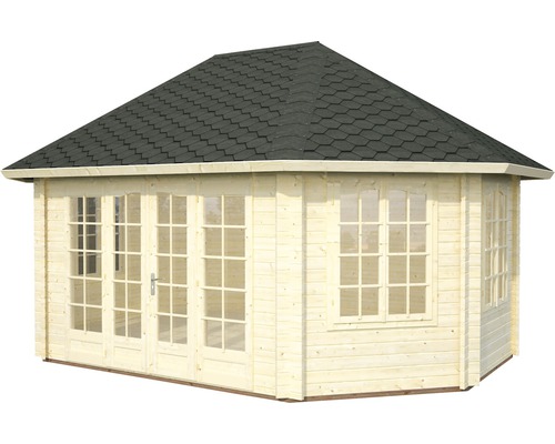 Holz Gartenhaus mit Fenstern und Dach