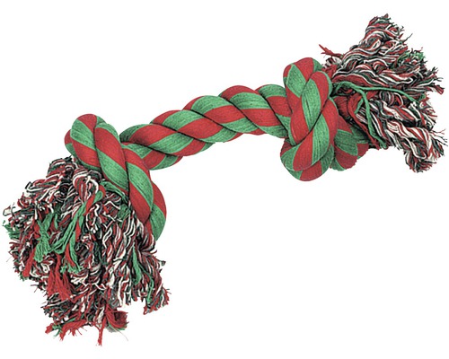 Hundespielzeug Karlie Kauseil 2 Knoten Jumbo 43 cm rot-grün Hundespielzeug Karlie Kauseil 2 Knoten Jumbo 43 cm rot-grün