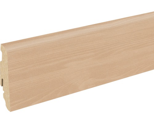 SKANDOR Sockelleiste Birne FOBI022 FU60L 19 x 58 x 2400 mm Sockelleiste aus Holz