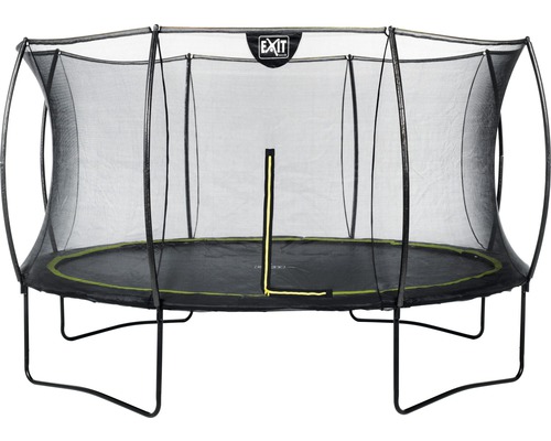 Trampolin EXIT Silhouette mit Sicherheitsnetz Ø 427 cm schwarz