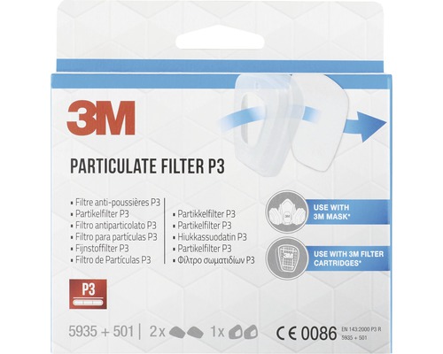 3M Partikelfilter P3 im Doppelpack
