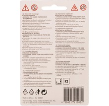 Verpackung mit Sicherheitshinweisen für elektronische Feuerzeuge
