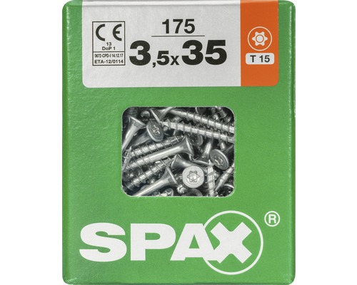 Spax Universalschrauben 3,5x35 mm, 175 Stück
