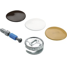 Möbelverbinder-Set mit Abdeckkappen