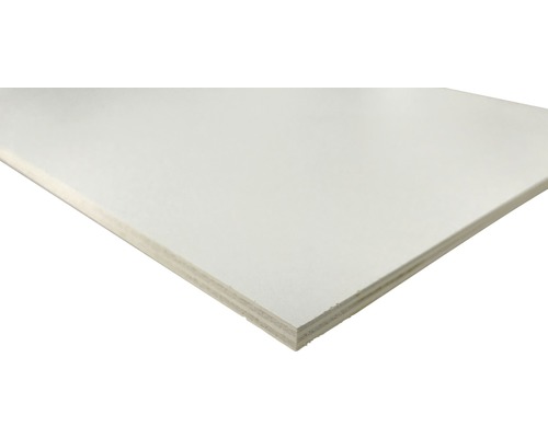 Fixmaß Sperrholz Pappel PVC weiß 1200x600x6 mm Beschichtete Sperrholzplatte
