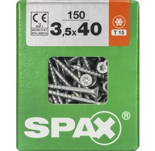 SPAX Schrauben 3,5x40 mm, Packung mit 150 Stück