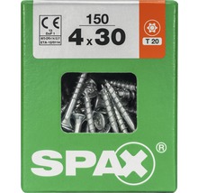 Spax Schrauben 4x30 Millimeter, Packung mit 150 Stück