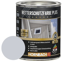 Farbe Wetterschutzfarbe Plus in Dose mit Farbbeispiel