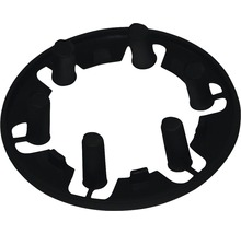 Schwarzer Möbelgleiter aus Kunststoff