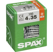 Spax Schrauben 4 x 35 Millimeter, 150 Stück Packung