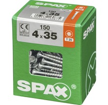 Spax Universalschrauben, 4x35 Millimeter, 150 Stück in grüner Verpackung