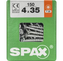 Packung mit 150 SPAX Universalschrauben 4 x 35 mm