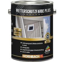 HORNBACH Holzfarbe Wetterschutzfarbe Plus schwedenrot 2,5 l-thumb-1