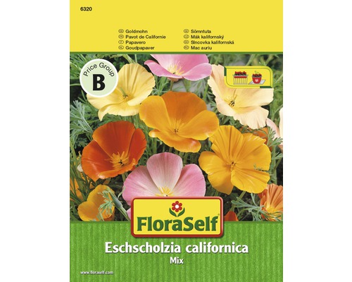 FloraSelf Kalifornischer Mohn Mix Samenpackung
