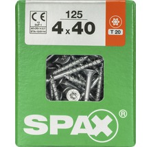 Spax Universalschrauben 4 mal 40 Millimeter, 125 Stück