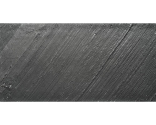 Echtstein Glimmerschiefer SlateLite hauchdünn 1,5 mm D-Black 315° 61x122 cm