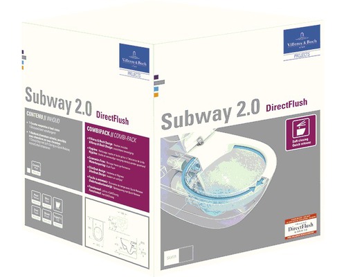 Verpackung Villeroy und Boch Subway 2.0 DirectFlush WC-Kombination