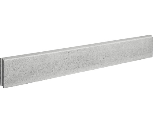 Beton Rasenbordstein grau beidseitig gefast 100 x 5 x 15 cm