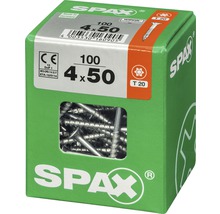 Spax Schrauben 4 x 50 Millimeter, 100 Stück Packung