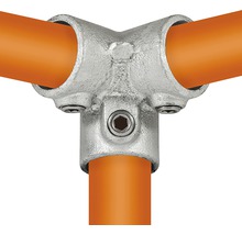 Buildify Dreiweg-Eckstück 90° Rohrverbinder für Gerüstrohr aus Stahl Ø 33 mm-thumb-0