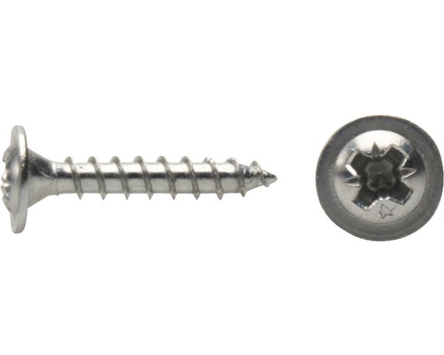 JD Plus Rückwandschraube Pozidriv 3,5x20 mm galv. verzinkt, 100 Stück