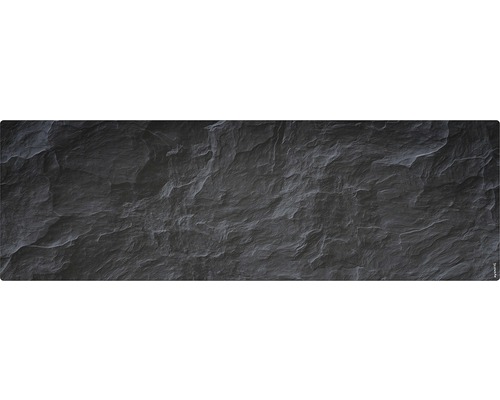 Badrückwand mySpotti aqua Schiefer 140x45 cm Dekorplatte mit Schieferstruktur