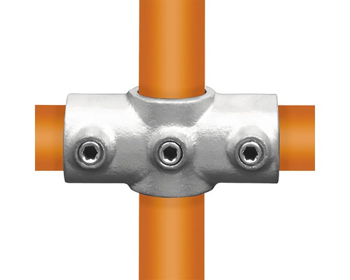Buildify Kreuzstück Rohrverbinder 90° für Gerüstrohr
