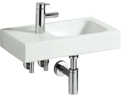 Waschtisch mit Armatur und Siphon