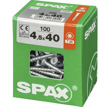 Spax Schrauben 4,5x40 Millimeter, 100 Stück in Verpackung