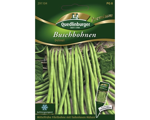 Buschbohne 'Delinel' Quedlinburger Gemüsesamen