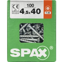 Spax Schrauben 4,5x40 Millimeter, 100 Stück