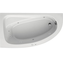 Eckbadewanne mit Whirlpoolfunktion