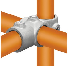 Buildify Kreuz-T-Stück kombiniert 90° für Gerüstrohr aus Stahl Ø 33 mm-thumb-0