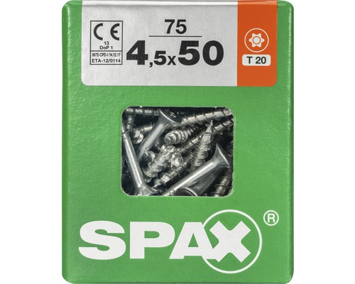 Verpackung Spax Schrauben 4,5x50