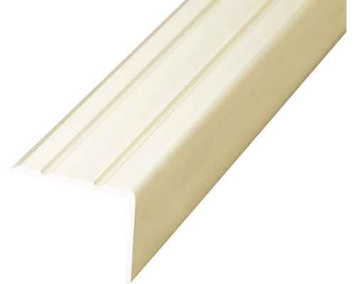 Prinz Winkelprofil Alu sahara gelocht 24,5 x 20 x 1000 mm Stufenkantenprofil aus Kunststoff