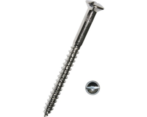 Holzschraube Linsensenkkopf m. Schlitz DIN 95 4x40 mm galv. verzinkt, 200 Stück Holzschraube Linsensenkkopf m. Schlitz DIN 95 4x40 mm galv. verzinkt, 200 Stück