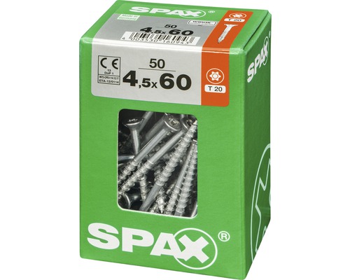 Spax Schrauben 4,5x60 Millimeter Packung