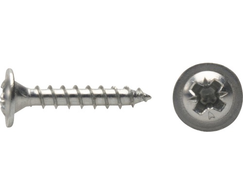 JD Plus Rückwandschraube Pozidriv 4x20 mm galv. verzinkt, 100 Stück