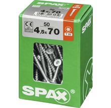 Spax Schrauben 4,5 x 70 Millimeter, 50 Stück in grüner Verpackung